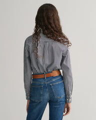 Gant Regular Fit Striped Poplin Shirt