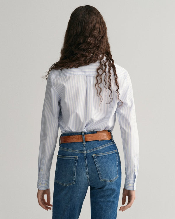 Gant Regular Fit Striped Poplin Shirt