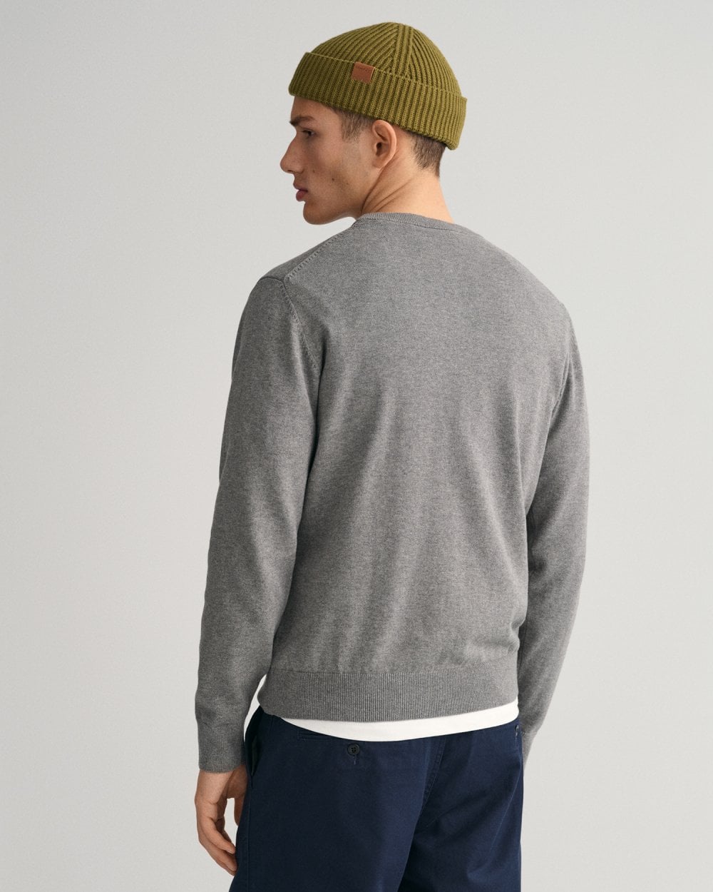 Gant Classic Cotton Crew Neck Sweater