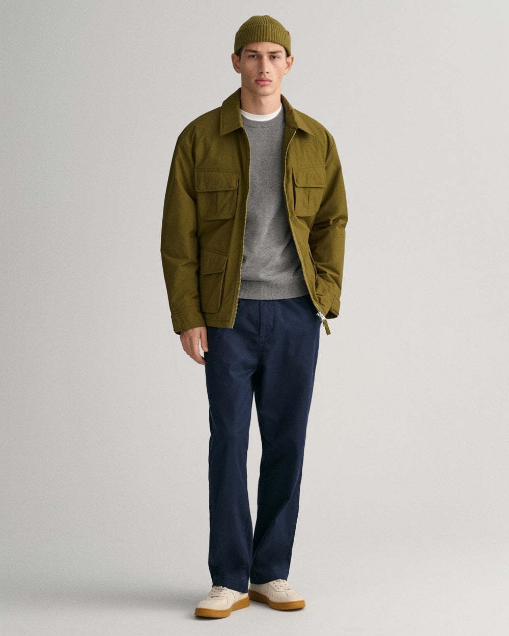 Gant Classic Cotton Crew Neck Sweater
