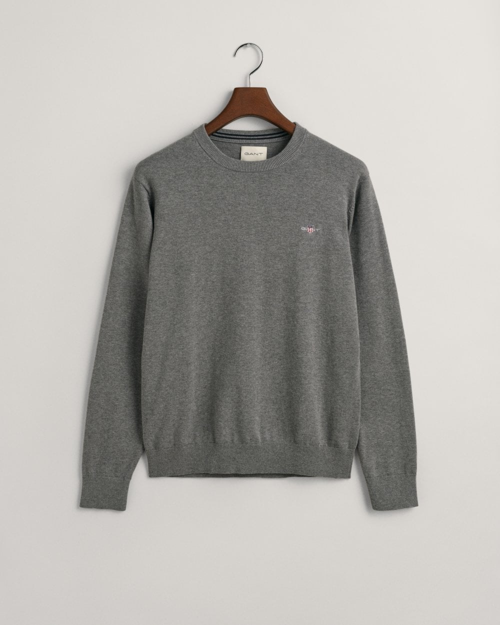 Gant Classic Cotton Crew Neck Sweater