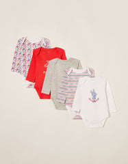 Zippy Baby Girls 'Bunny' 5 Bodysuits