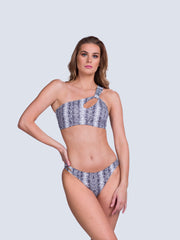 Ls Lingerie Single Shoulder Swim Top