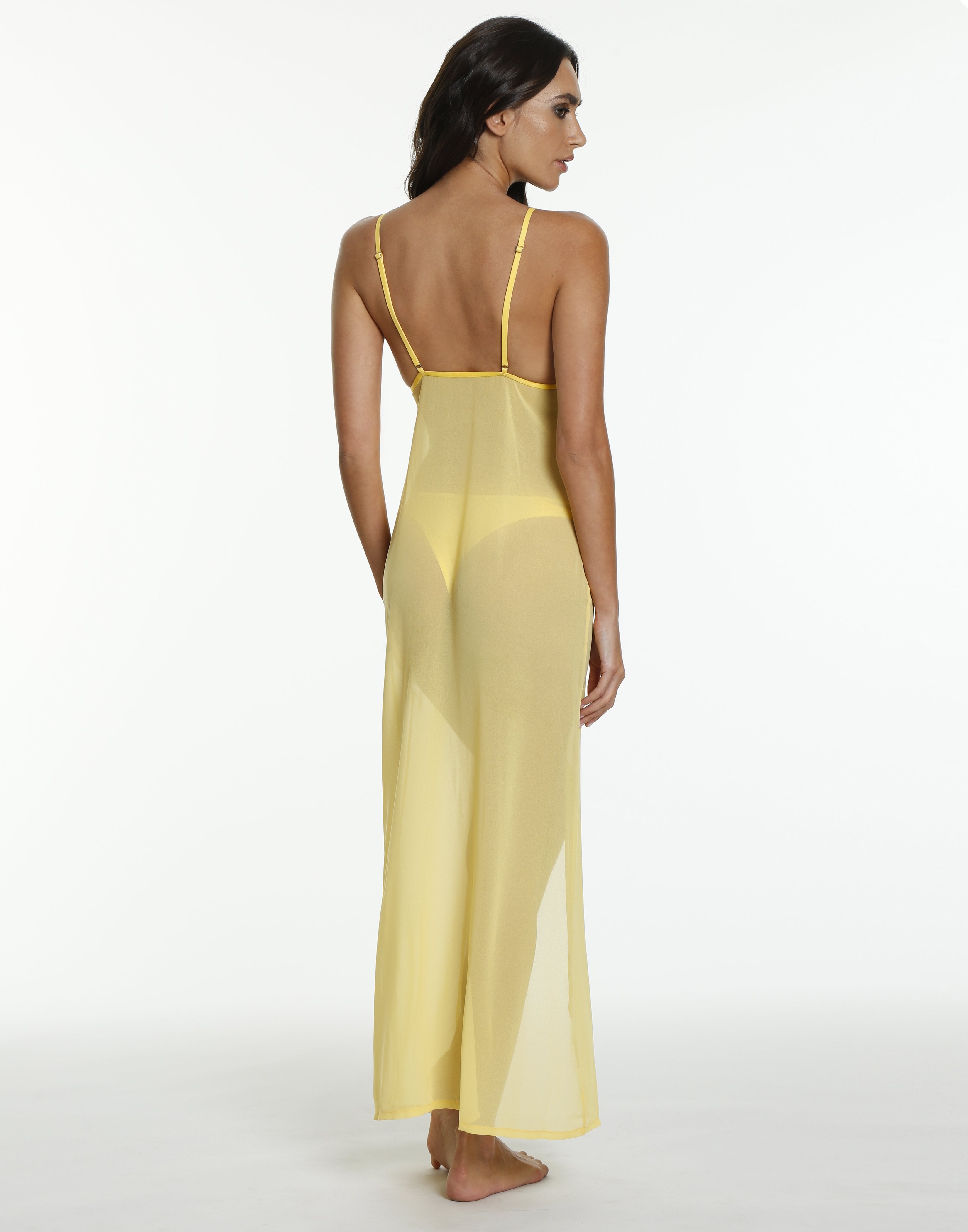Ls Lingerie Sexy Long Slip