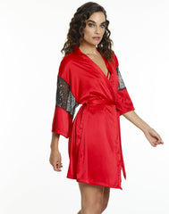 Ls Lingerie Sexy Short Robe