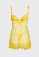 Ls Lingerie Cupped Babydoll