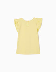 Zippy Sleeveless Cotton T-Shirt For Girls