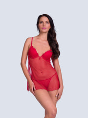 Ls Lingerie Cupped Babydoll