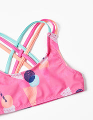 Zippy Bikini With Bows Uv 80 Protection For Girls Ice Cream