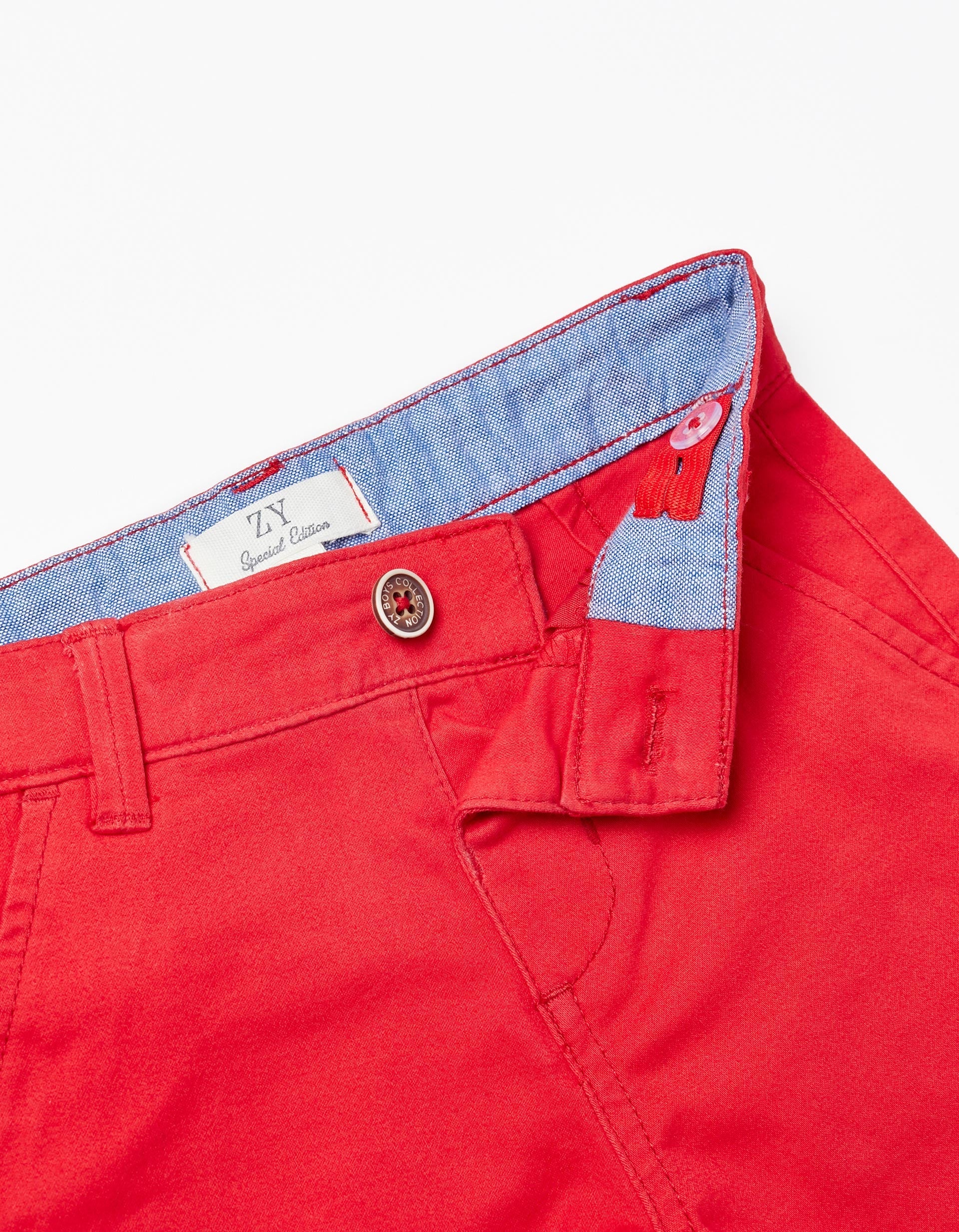 Zippy Cotton Chino Shorts For Boys 'Long'