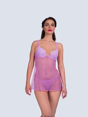Ls Lingerie Cupped Babydoll