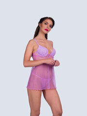 Ls Lingerie Cupped Babydoll