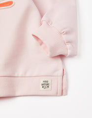 Zippy Baby Girls 'Dragonfly' Cotton Sweatshirt For , Pink