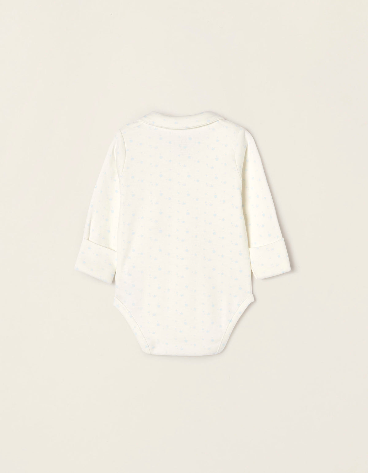 Zippy Newborn Boys 'Star&Crown' Cotton Bodysuit With Integrated Glove