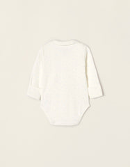 Zippy Newborn Boys 'Star&Crown' Cotton Bodysuit With Integrated Glove