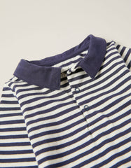 Zippy Newborn Baby Boys Striped Cotton Polo-Bodysuit
