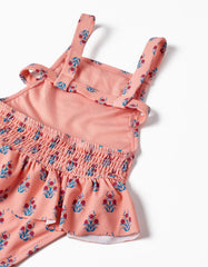 Zippy Floral Swimsuit Uv 80 Protection For Girls