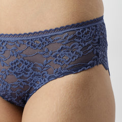 La Senza Lace Hipster Brief - Gray Blue