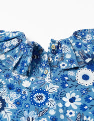 Zippy Girls Cotton Blouse With Floral Motif