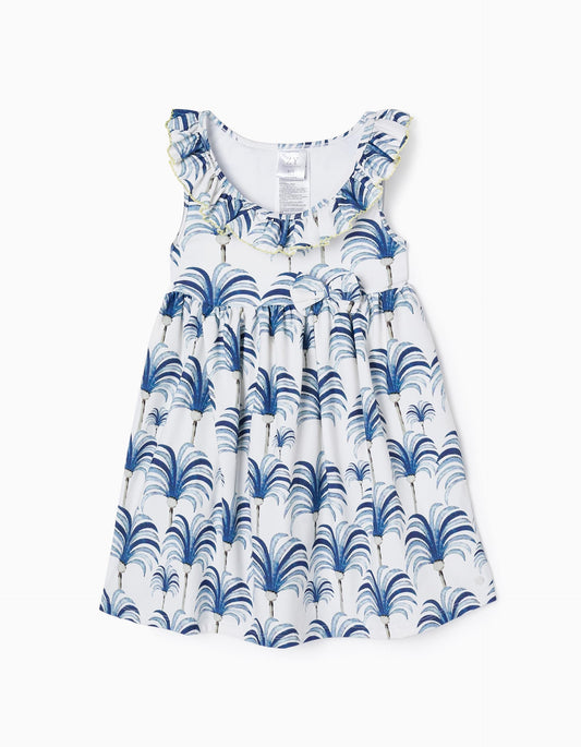Zippy Dress With Bow Uv 80 Protection For Girls