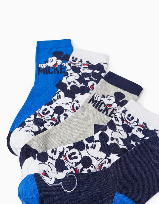 Zippy Boys 'Mickey' 5-Pack Cotton Socks