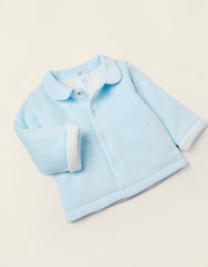 Zippy Newborn Boys Velour Jacket With Cotton Lining