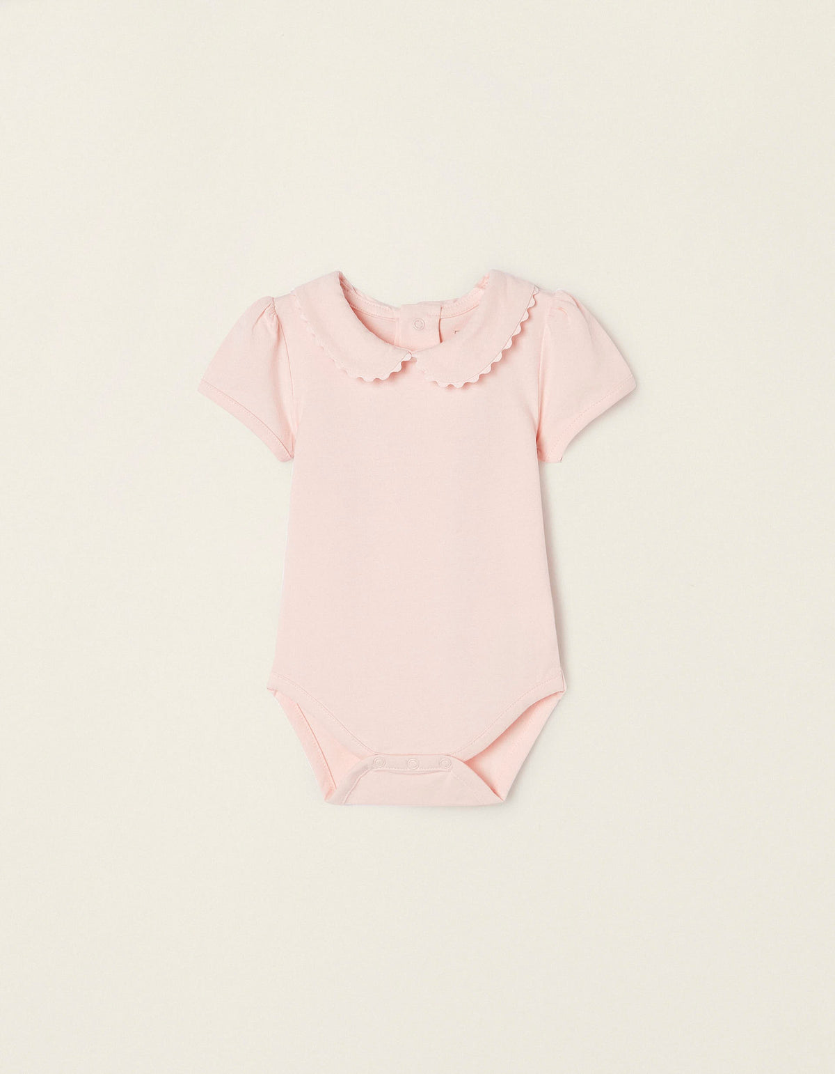 Zippy Short Sleeve Cotton Bodysuit For Newborn Baby Girls