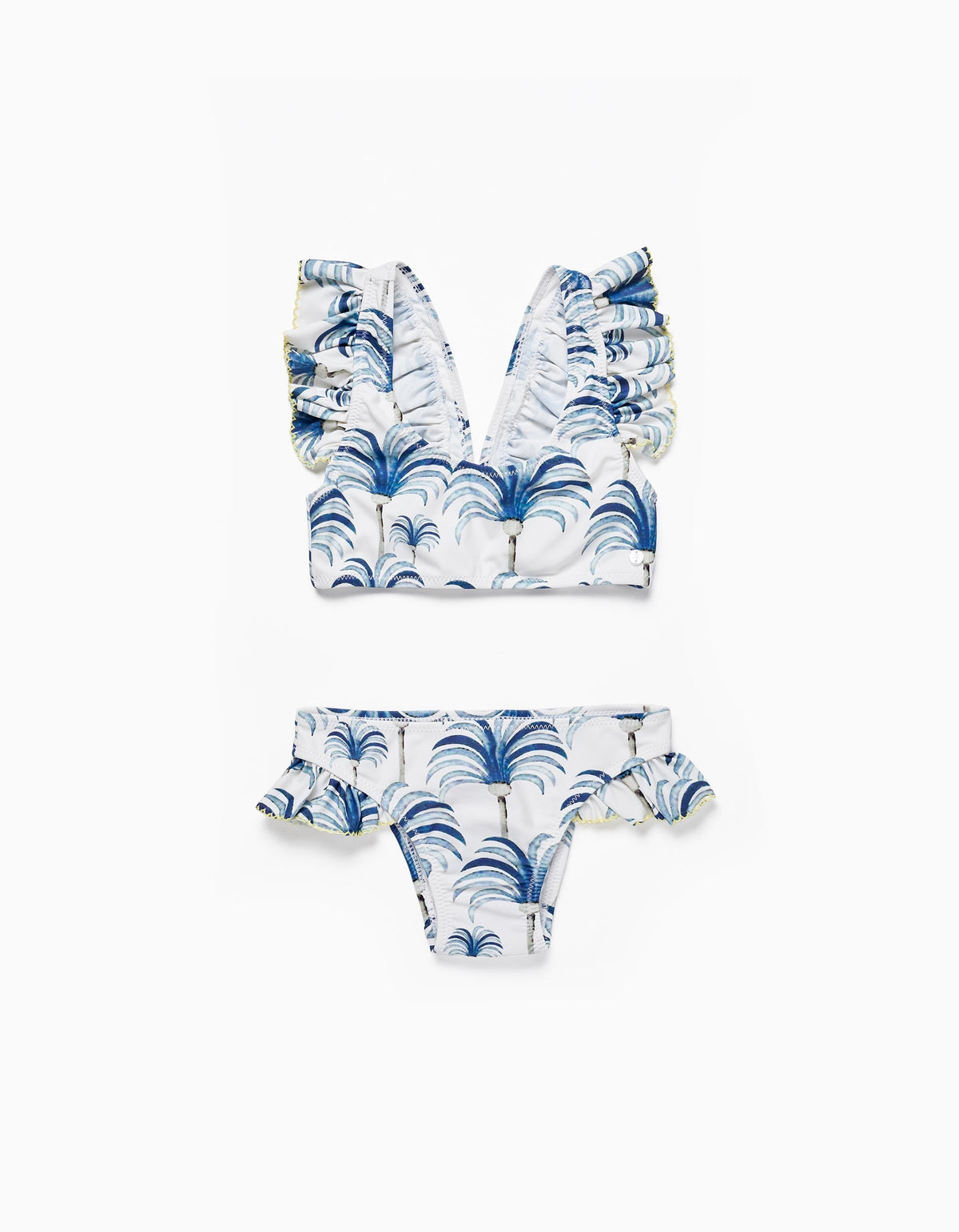 Zippy Ruffled Bikini Uv 80 Protection For Girls