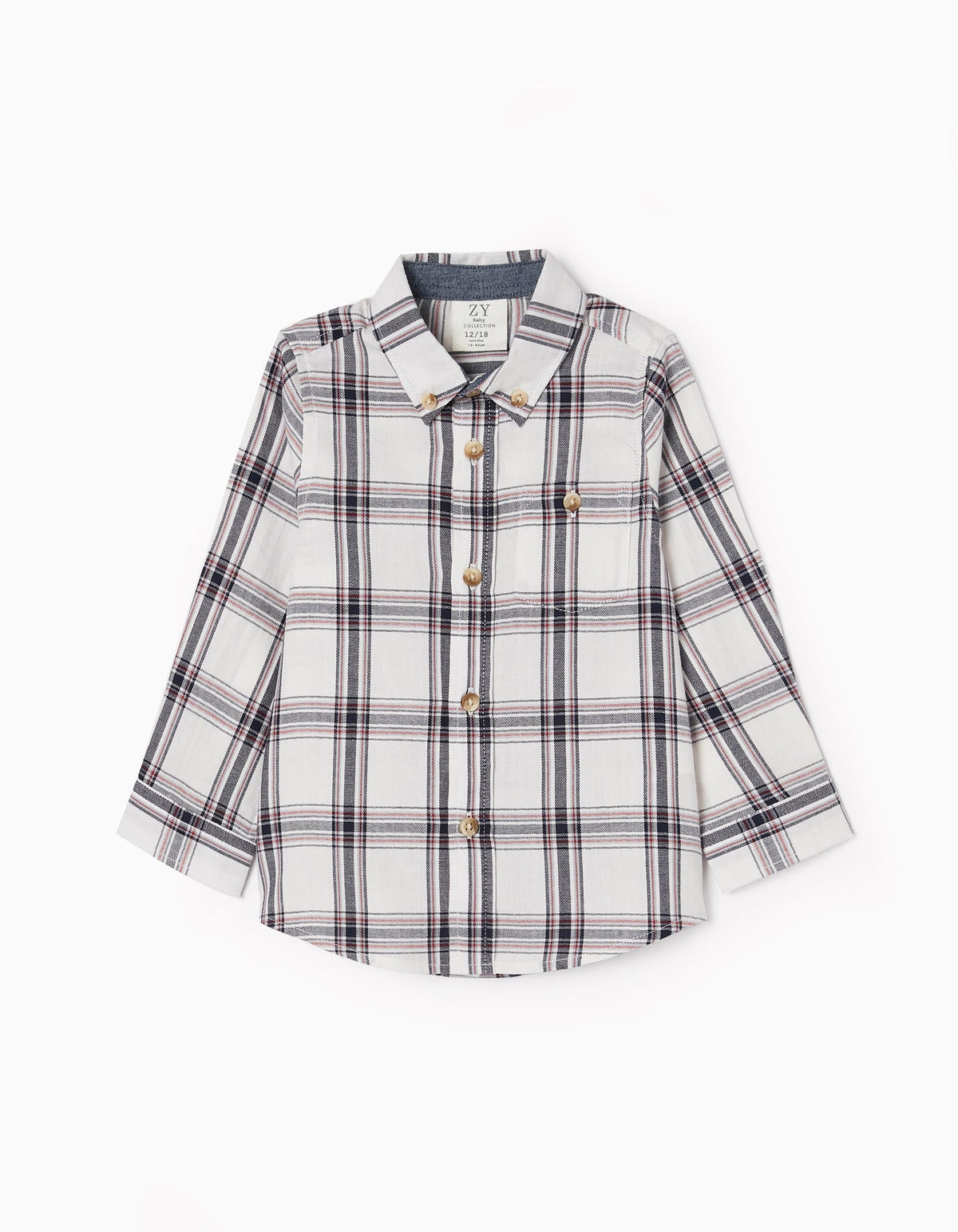 Zippy Baby Boys Cotton Plaid Shirt