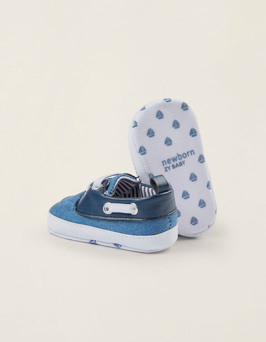 Zippy Newborn Boys Deck Shoes