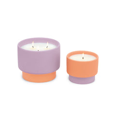 Paddy Wax Color Block 6Oz Orange Ceramic Violet & Vanilla