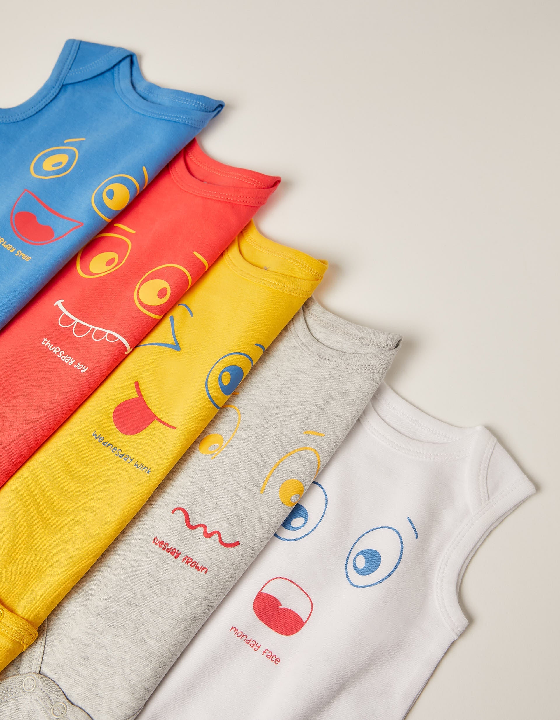 Zippy Baby Boy 5 Pack Bodysuits