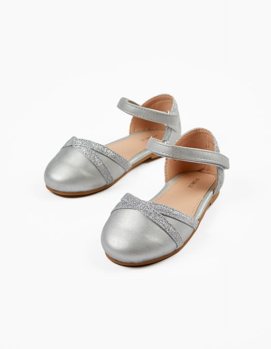 Zippy Baby Girls Ballet Pumps With Glitter
