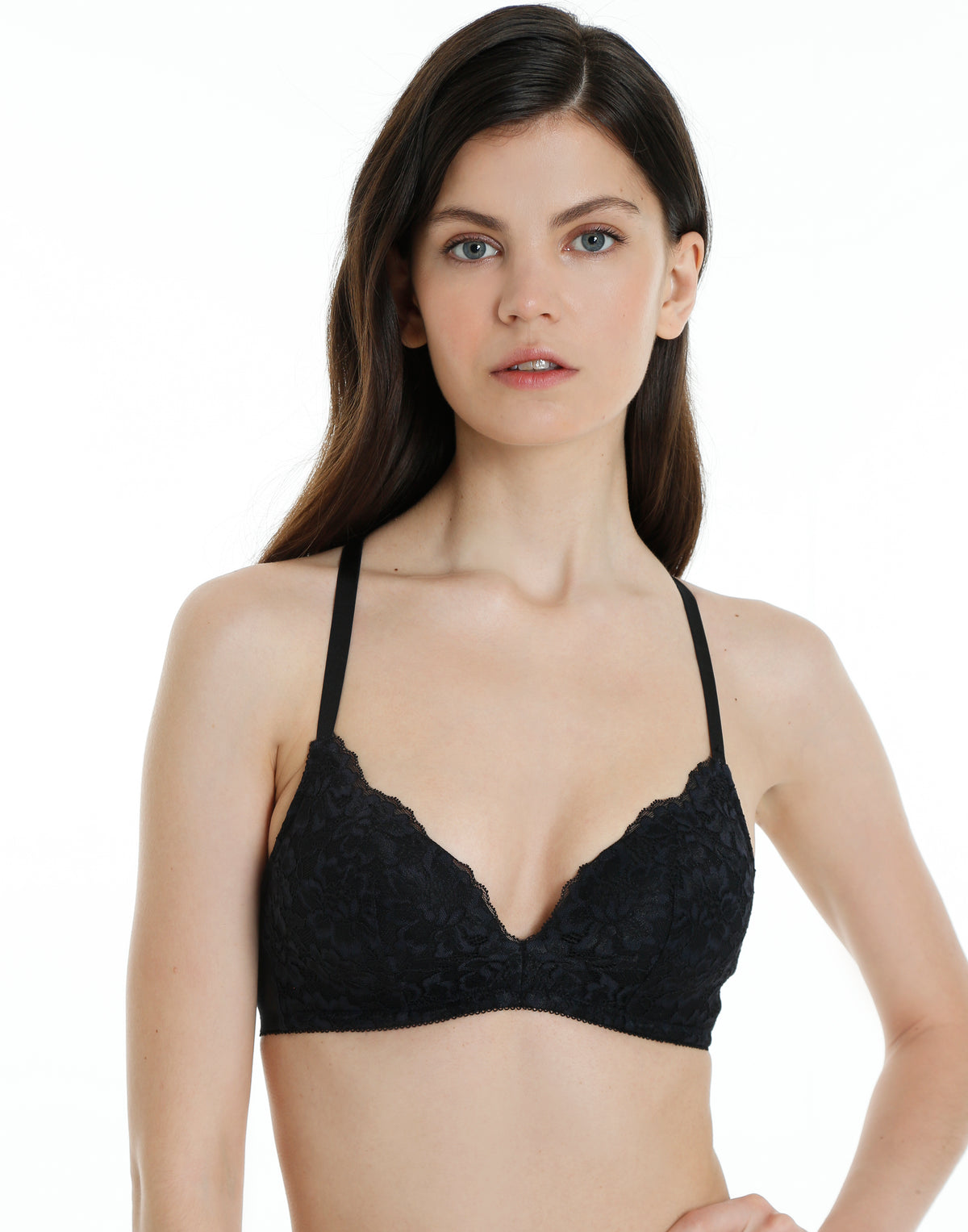Isla & Evie Lace Push Up Racer Back Bralet
