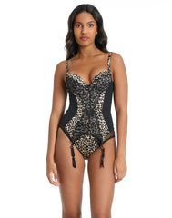 Isla & Evie Leopard Bustier