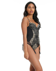 Isla & Evie Leopard Bustier
