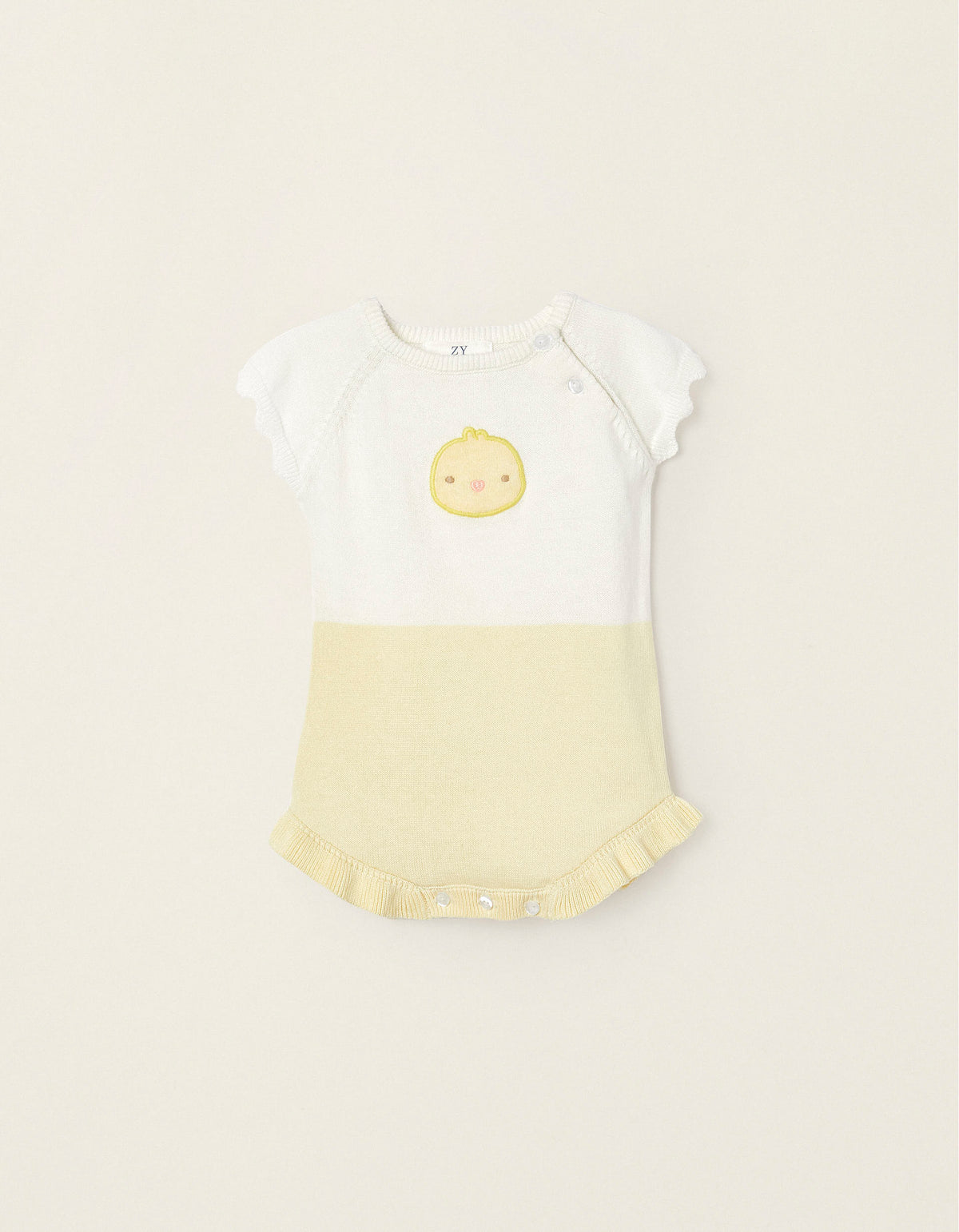 Zippy Knit Jumpsuit For Newborns Little Chick