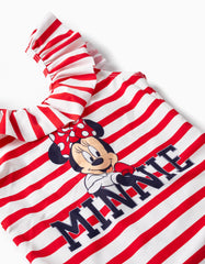 Zippy Striped Swimsuit For Girls Minnie