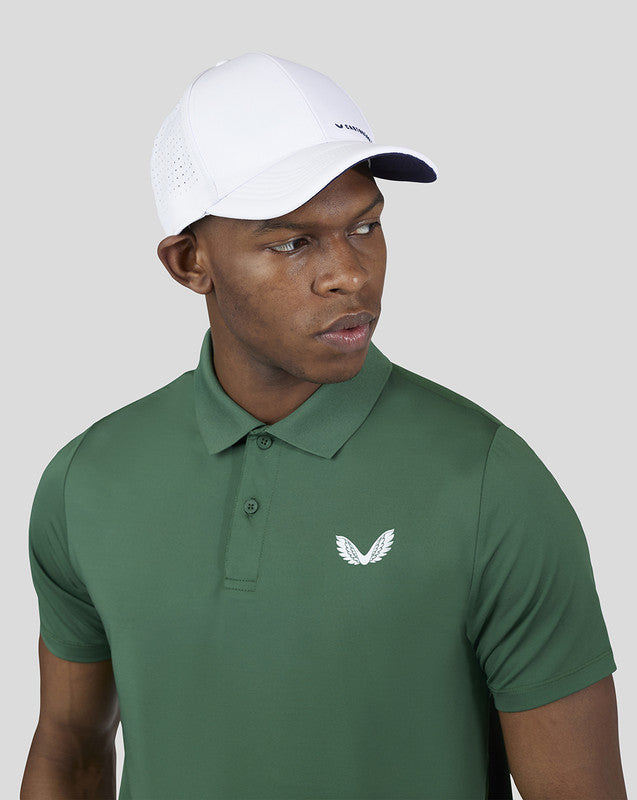 Men'S Breathable Polo- Green