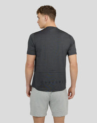 Men'S Mesh Mix T-Shirt - Charcoal Marl