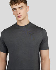 Men'S Mesh Mix T-Shirt - Charcoal Marl