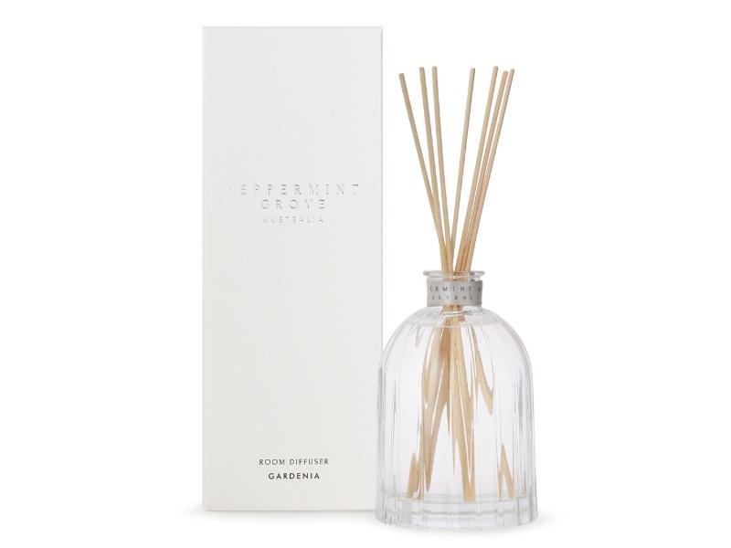 Peppermint Grove Gardenia Diffuser Grey 200Ml