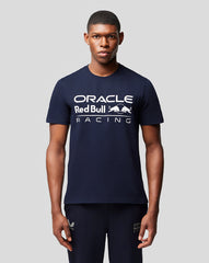 Oracle Red Bull Racing Unisex Large Front Logo T-Shirt  - Night Sky