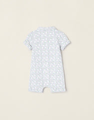 Zippy Short Sleeve Jumpsuit For Newborns Frogs