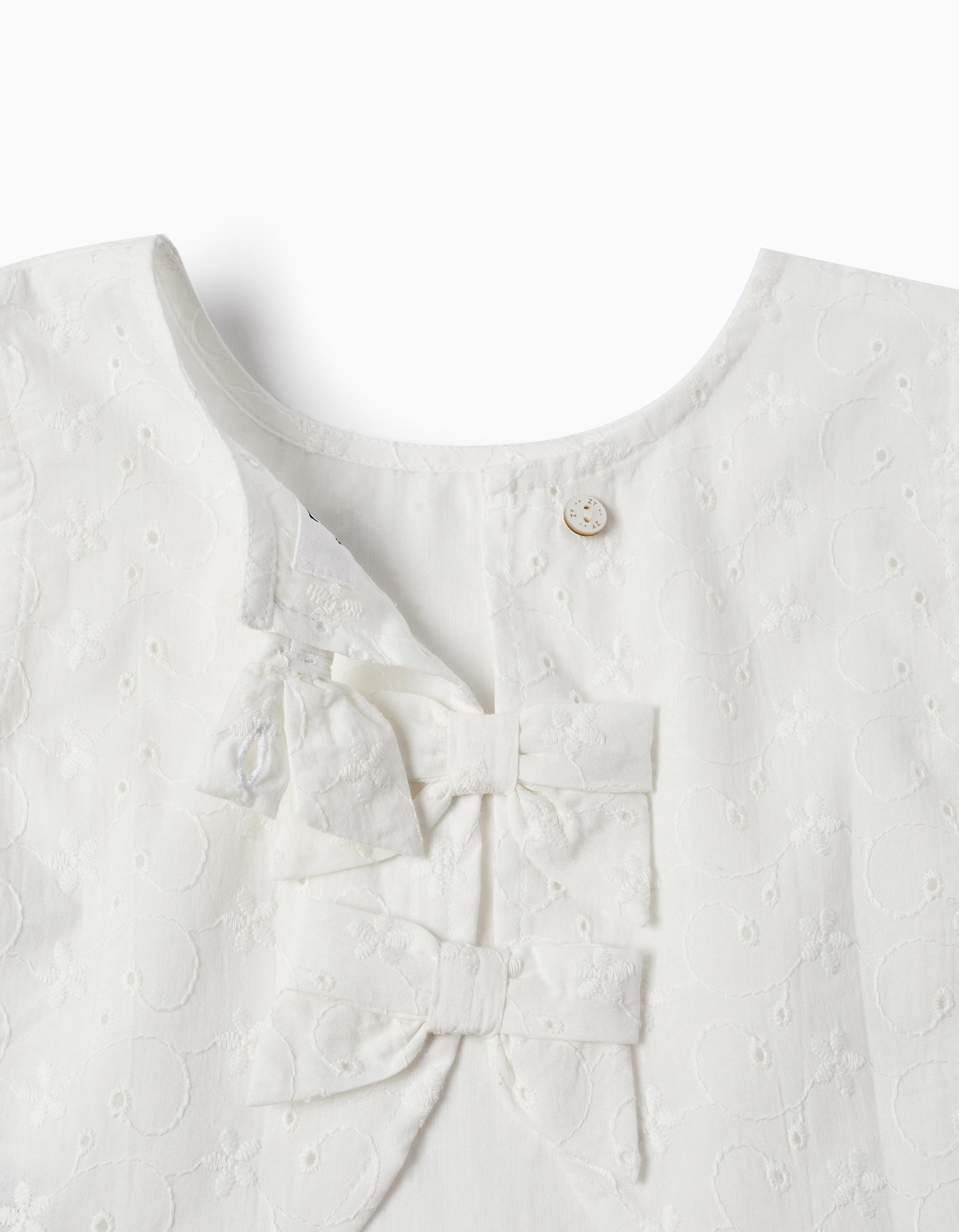 Zippy Top With English Embroidery For Girls