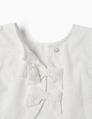Zippy Top With English Embroidery For Girls