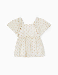 Zippy Tulle Blouse For Girls