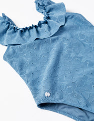 Zippy Floral Swimsuit With Ruffles For Girls 'B&S'