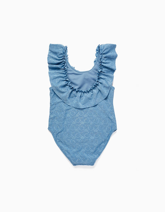 Zippy Floral Swimsuit With Ruffles For Girls 'B&S'