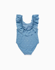 Zippy Floral Swimsuit With Ruffles For Girls 'B&S'